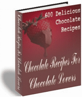 Product picture 600 Chocolate Recipes For Chocolate Lovers !