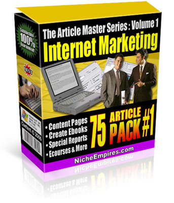 Product picture Article Master Series V1 - Internet Marketing !