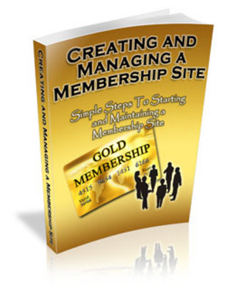 Product picture Create And Manage A Membership Site !