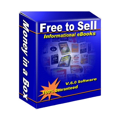 Product picture Free To Sell eBooks - Money In A Box !